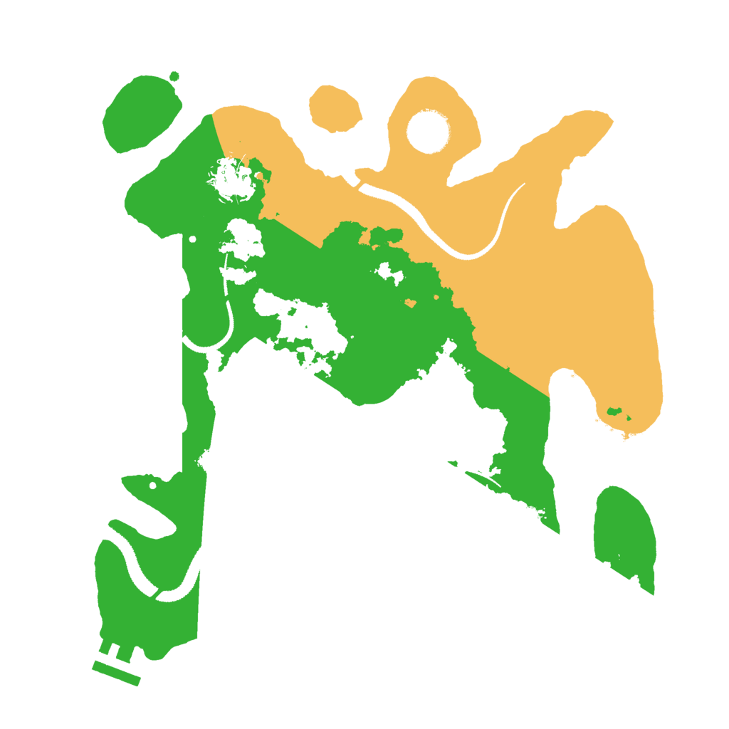 Biome Rust Map: Procedural Map, Size: 3000, Seed: 1064949596