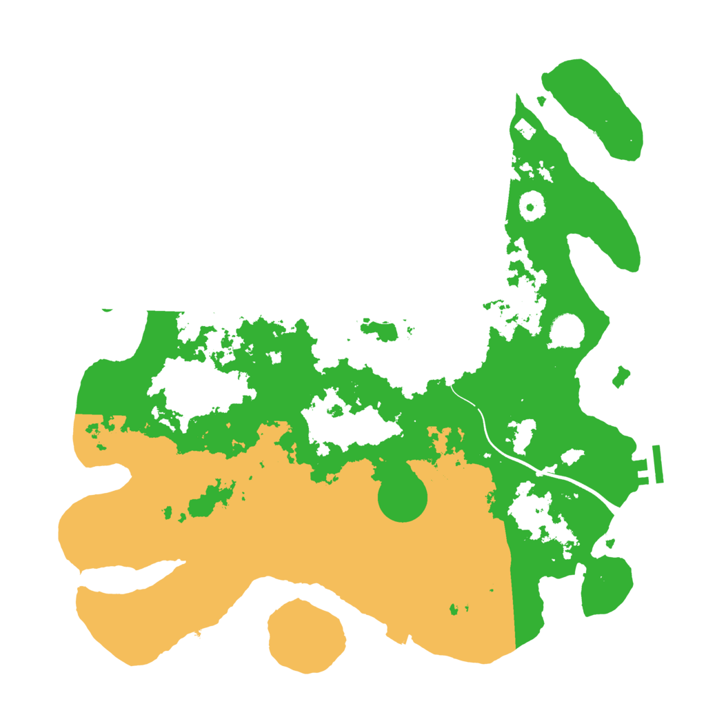 Biome Rust Map: Procedural Map, Size: 3750, Seed: 587634914