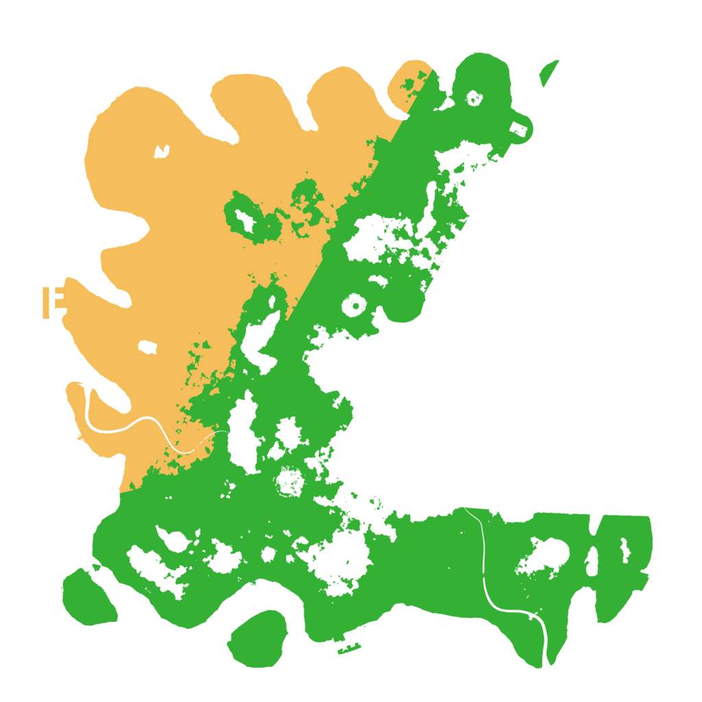 Biome Rust Map: Procedural Map, Size: 4500, Seed: 47035999