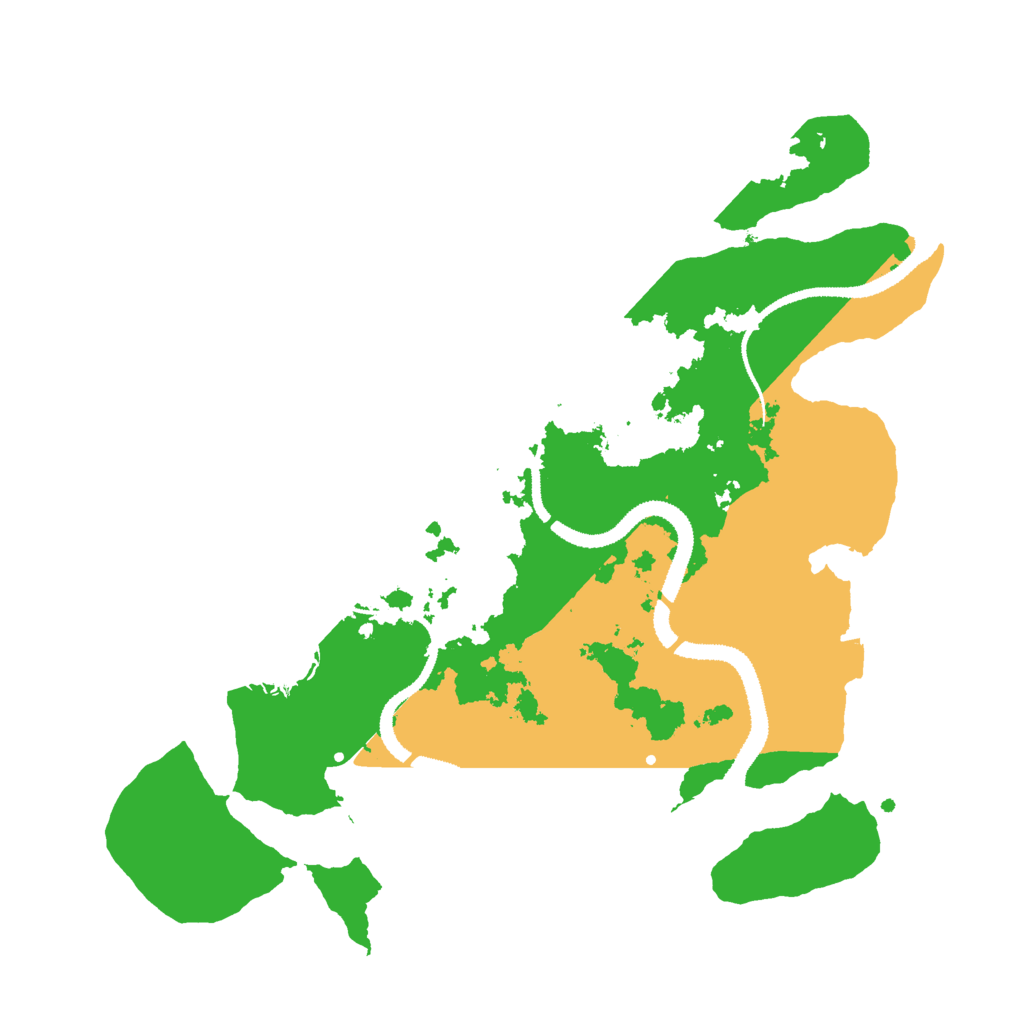 Biome Rust Map: Procedural Map, Size: 3000, Seed: 1339671705
