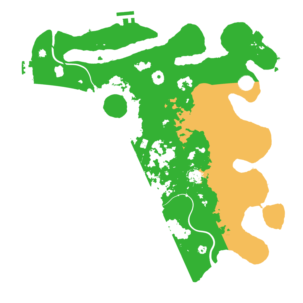 Biome Rust Map: Procedural Map, Size: 3500, Seed: 774813306