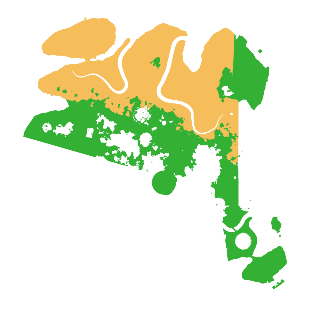 Biome Rust Map: Procedural Map, Size: 3500, Seed: 1253978333