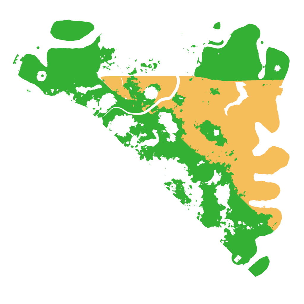 Biome Rust Map: Procedural Map, Size: 4500, Seed: 21308279