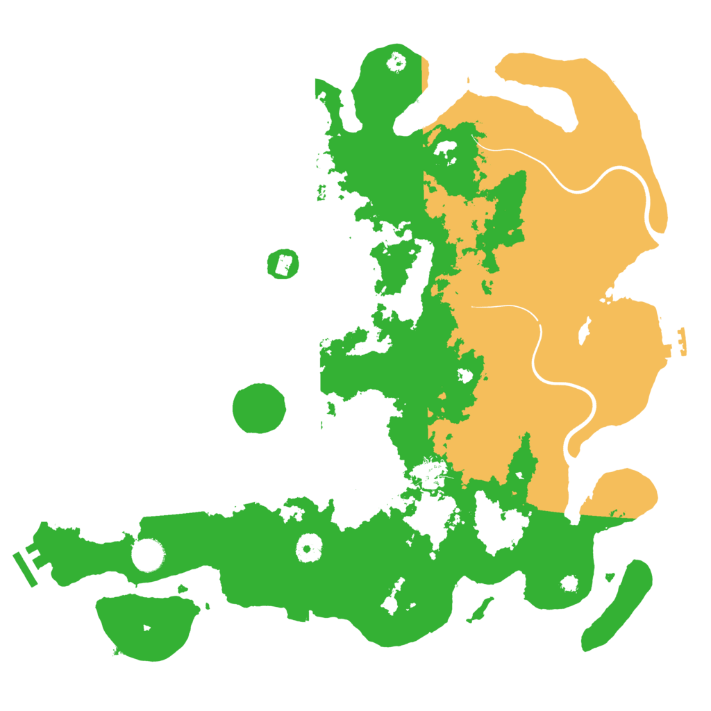 Biome Rust Map: Procedural Map, Size: 3800, Seed: 302747777