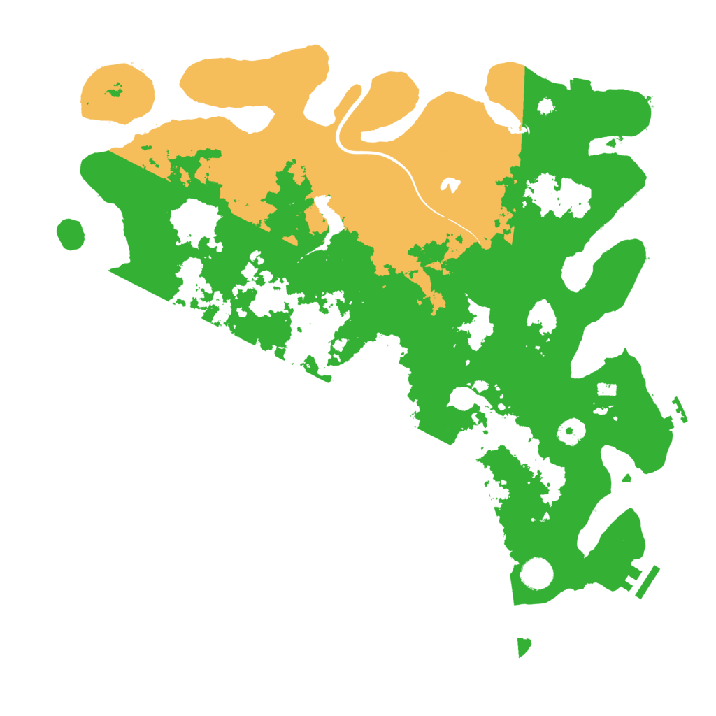 Biome Rust Map: Procedural Map, Size: 4000, Seed: 55740610