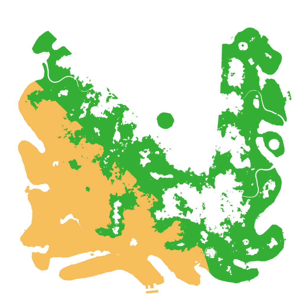 Biome Rust Map: Procedural Map, Size: 5000, Seed: 777999778