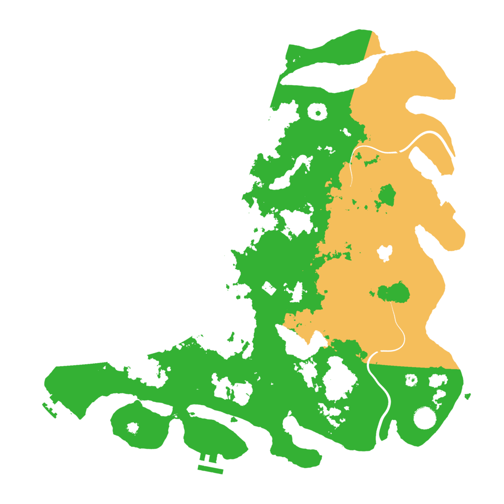 Biome Rust Map: Procedural Map, Size: 4000, Seed: 1289318737