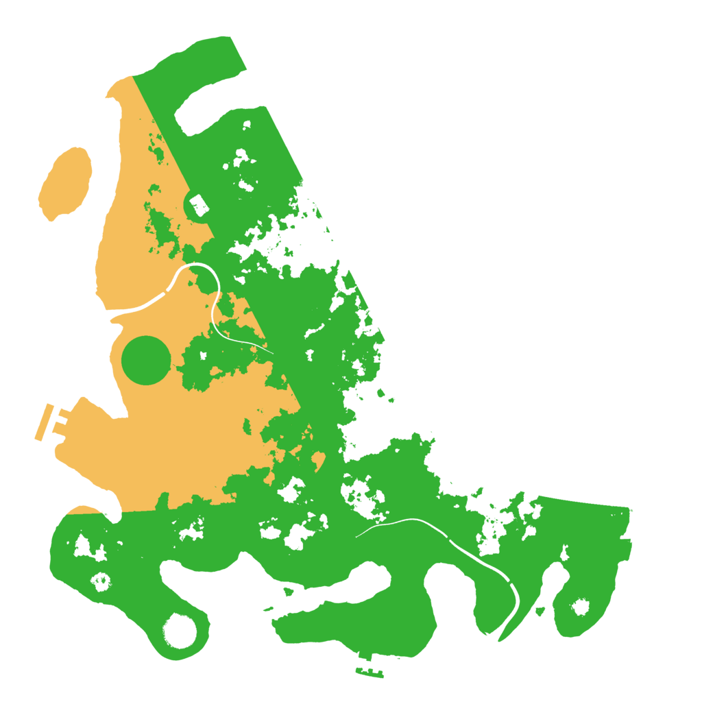 Biome Rust Map: Procedural Map, Size: 3750, Seed: 1345239081