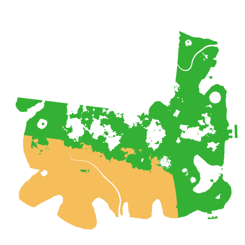 Biome Rust Map: Procedural Map, Size: 3750, Seed: 254554418