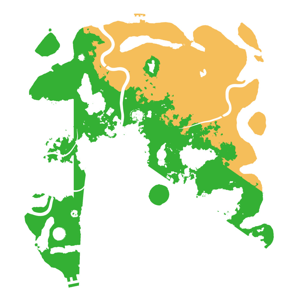 Biome Rust Map: Procedural Map, Size: 4000, Seed: 406970475