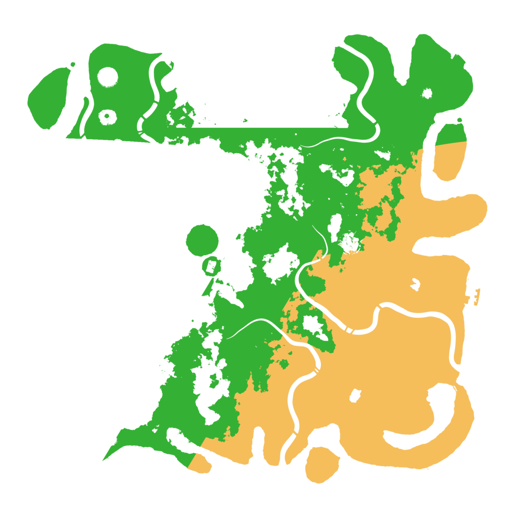 Biome Rust Map: Procedural Map, Size: 4500, Seed: 2064195714
