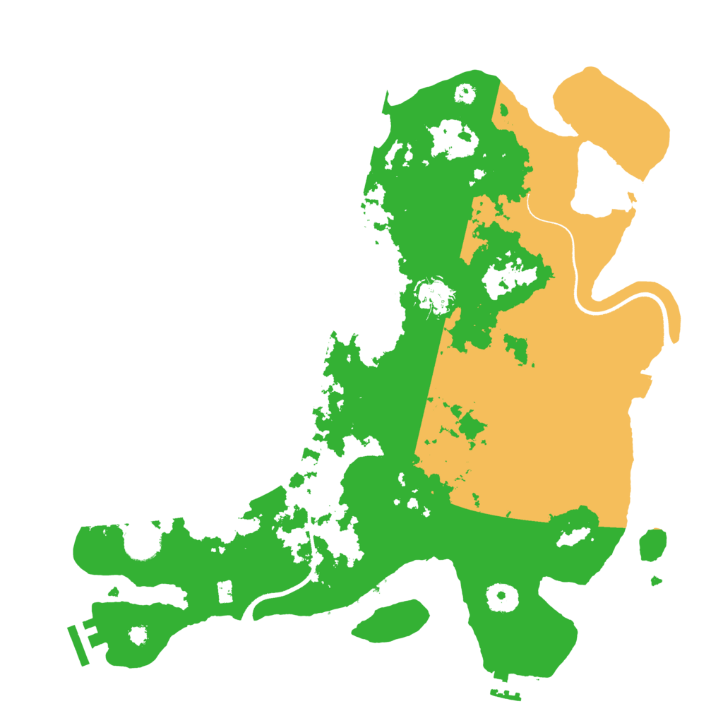 Biome Rust Map: Procedural Map, Size: 3500, Seed: 1247135430