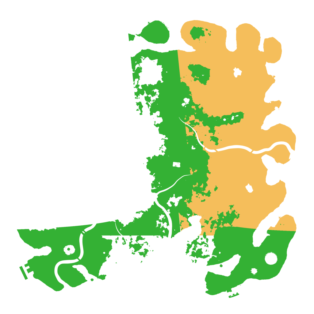 Biome Rust Map: Procedural Map, Size: 4500, Seed: 2071333993