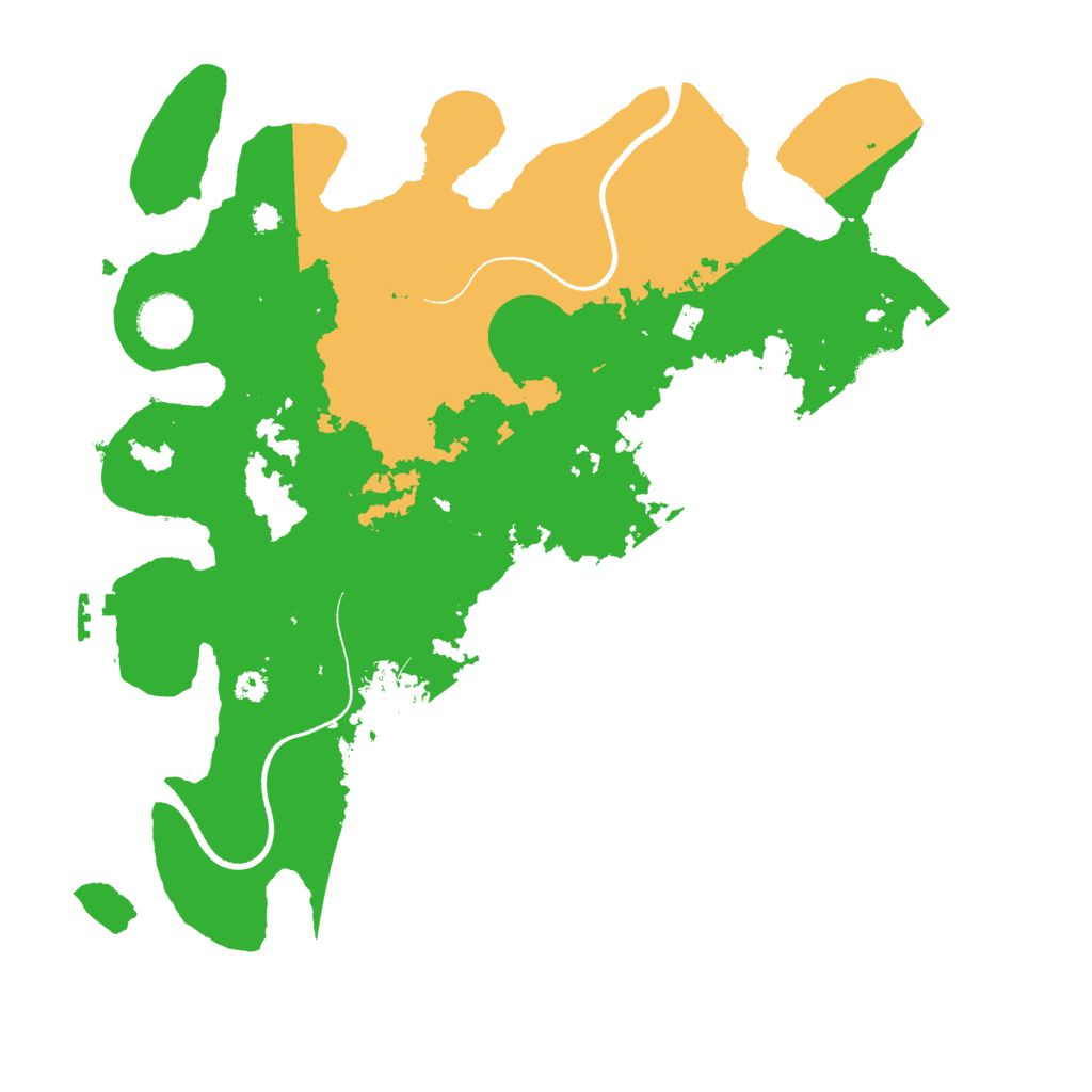 Biome Rust Map: Procedural Map, Size: 3500, Seed: 1191132832