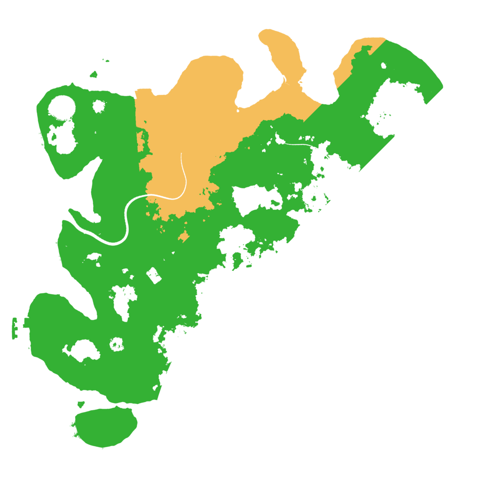 Biome Rust Map: Procedural Map, Size: 3500, Seed: 350770177