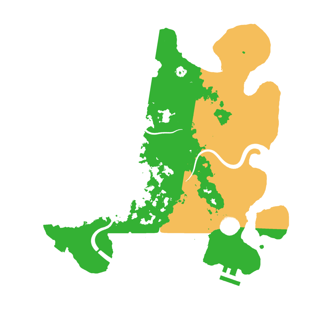 Biome Rust Map: Procedural Map, Size: 3000, Seed: 13380460
