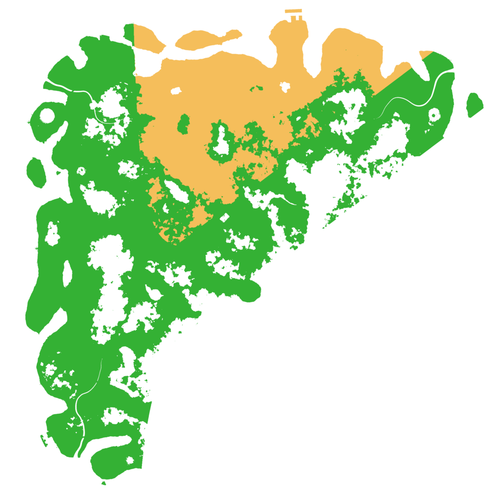 Biome Rust Map: Procedural Map, Size: 6000, Seed: 707344495