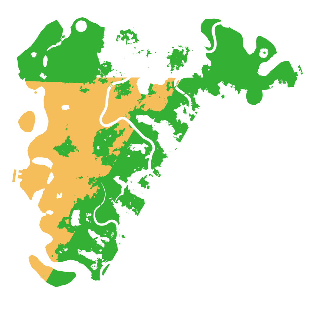 Biome Rust Map: Procedural Map, Size: 5000, Seed: 576748