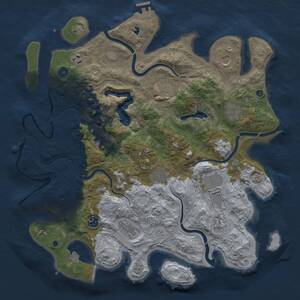 Thumbnail Rust Map: Procedural Map, Size: 4250, Seed: 243758, 16 Monuments