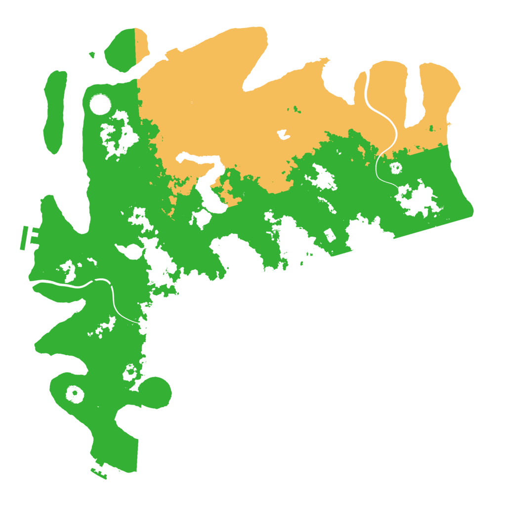 Biome Rust Map: Procedural Map, Size: 4250, Seed: 243758