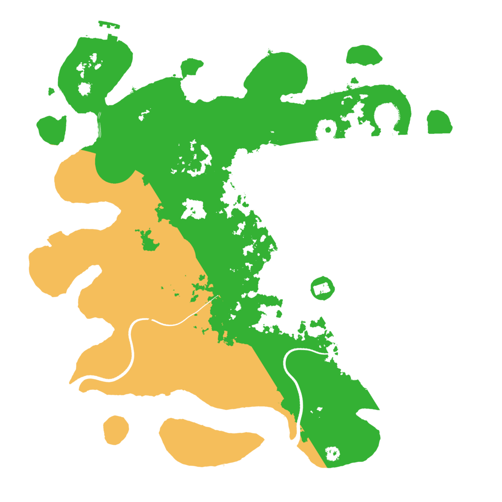 Biome Rust Map: Procedural Map, Size: 3500, Seed: 1175193591