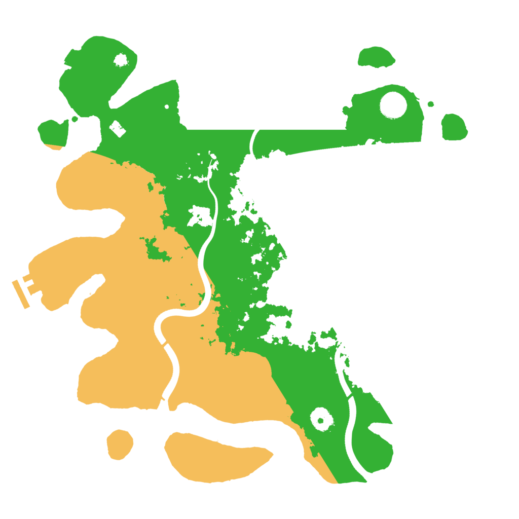 Biome Rust Map: Procedural Map, Size: 3500, Seed: 1175193591