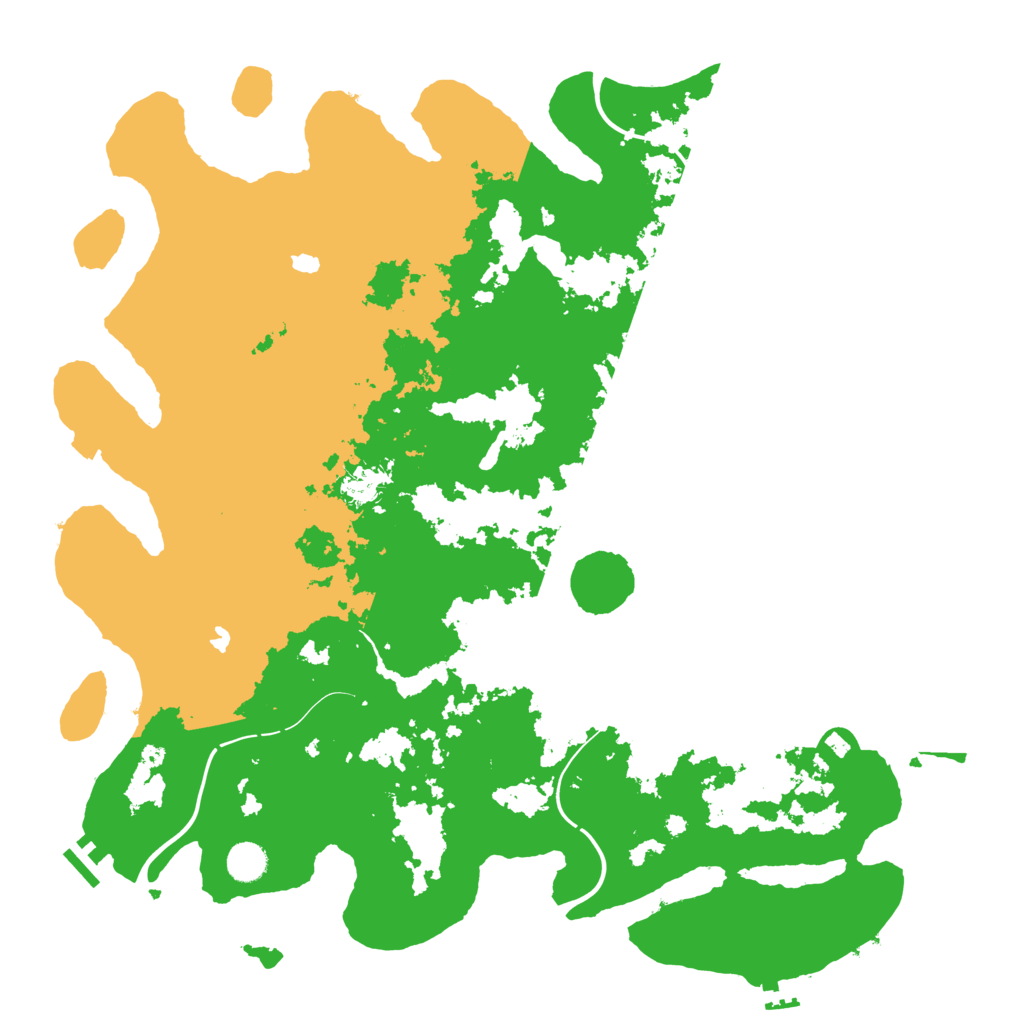 Biome Rust Map: Procedural Map, Size: 4500, Seed: 530021330