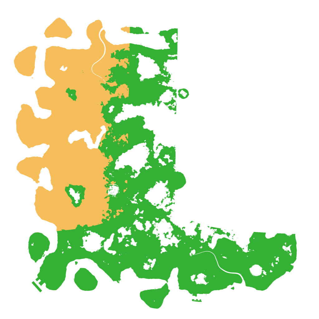 Biome Rust Map: Procedural Map, Size: 5000, Seed: 325599