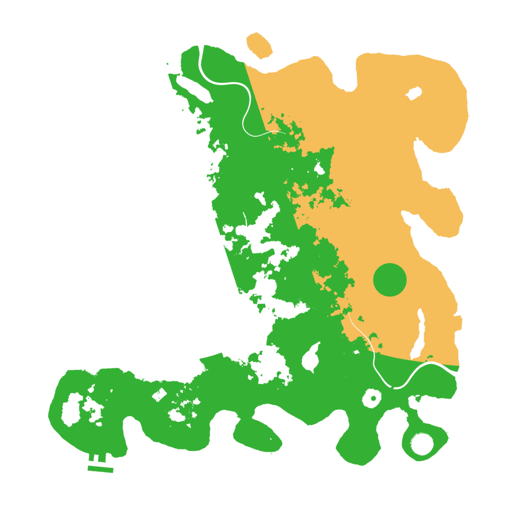 Biome Rust Map: Procedural Map, Size: 4000, Seed: 474273