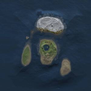 Thumbnail Rust Map: Procedural Map, Size: 1500, Seed: 690408266, 1 Monuments