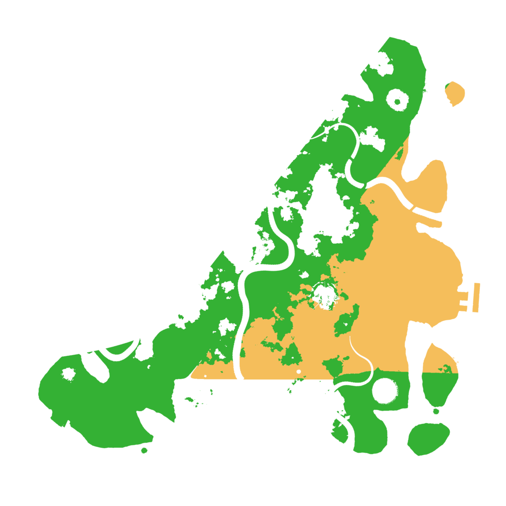 Biome Rust Map: Procedural Map, Size: 3500, Seed: 1810912580