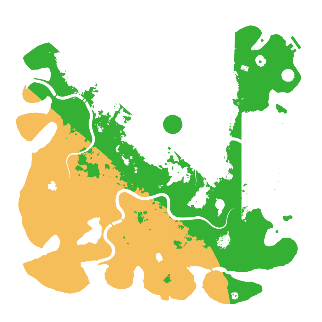 Biome Rust Map: Procedural Map, Size: 4500, Seed: 1137179946