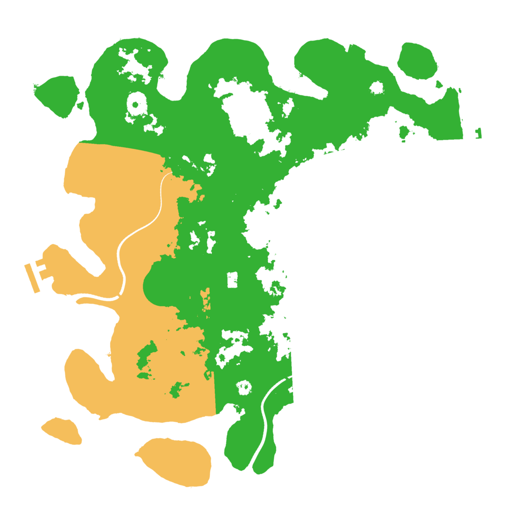 Biome Rust Map: Procedural Map, Size: 3500, Seed: 51692360