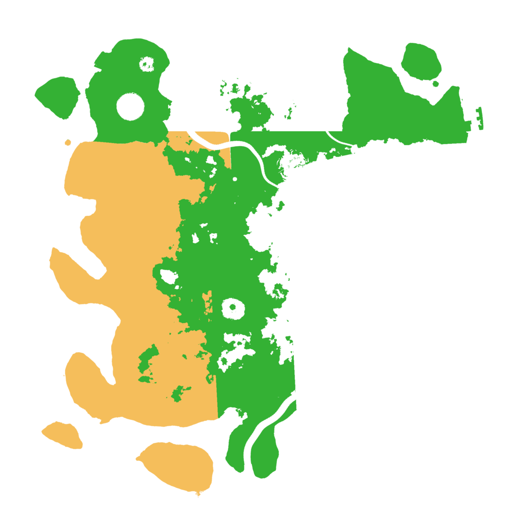 Biome Rust Map: Procedural Map, Size: 3500, Seed: 51692360