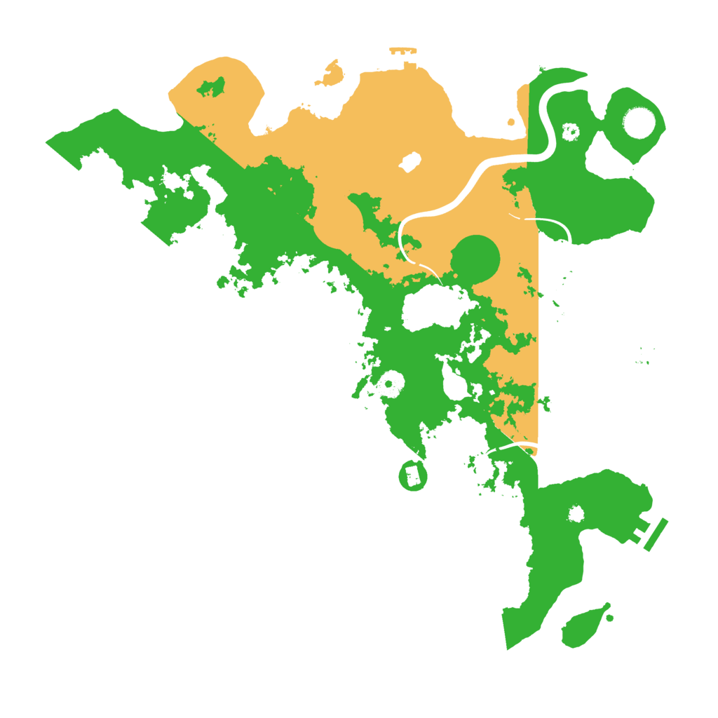 Biome Rust Map: Procedural Map, Size: 4000, Seed: 1596374839