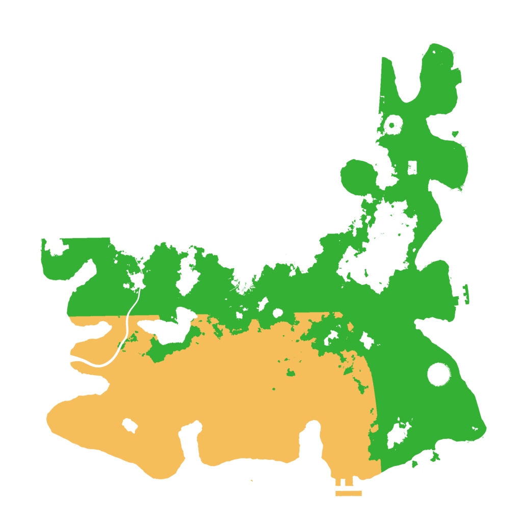 Biome Rust Map: Procedural Map, Size: 4000, Seed: 739066693