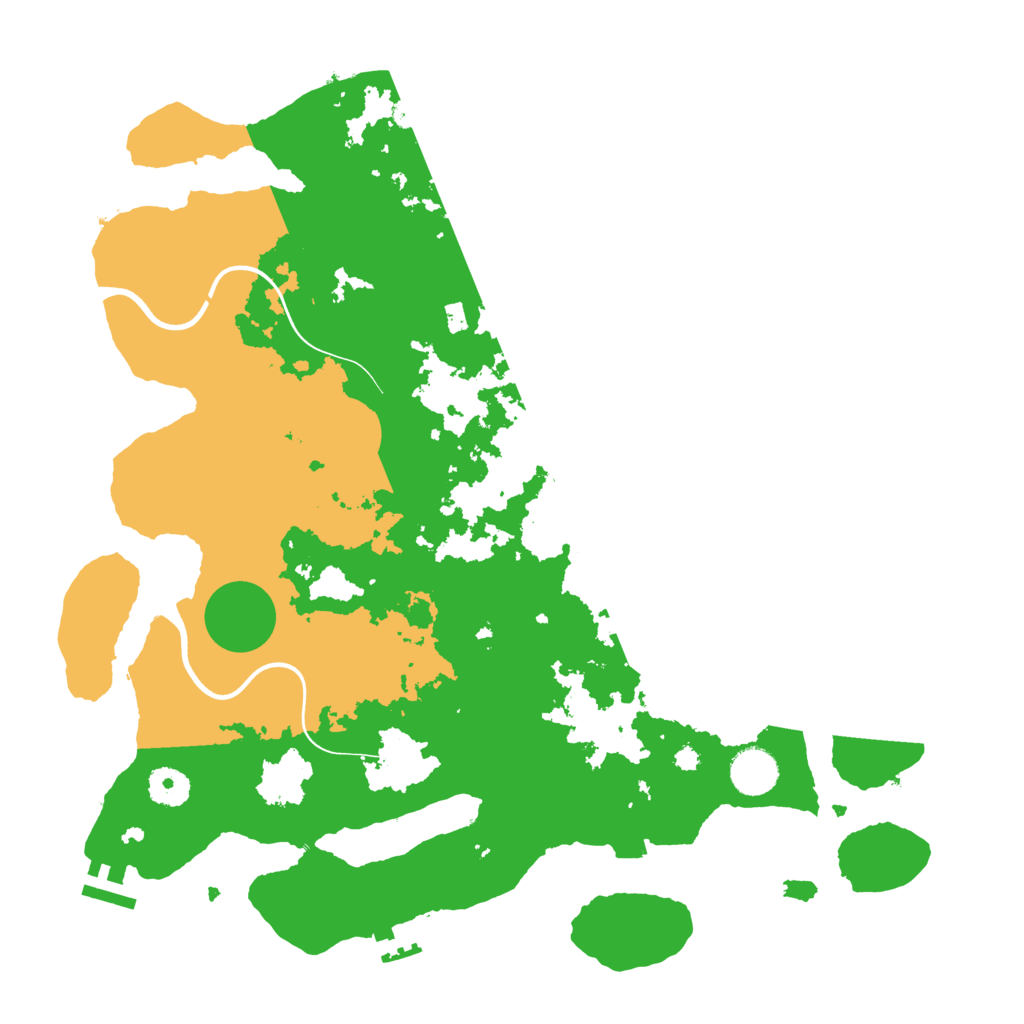 Biome Rust Map: Procedural Map, Size: 3800, Seed: 119636992