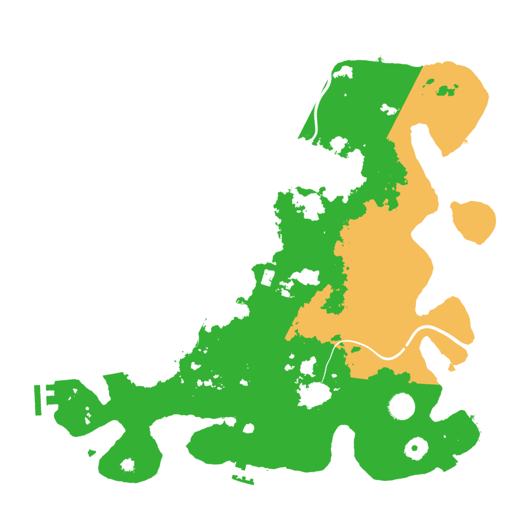 Biome Rust Map: Procedural Map, Size: 3500, Seed: 1147507534