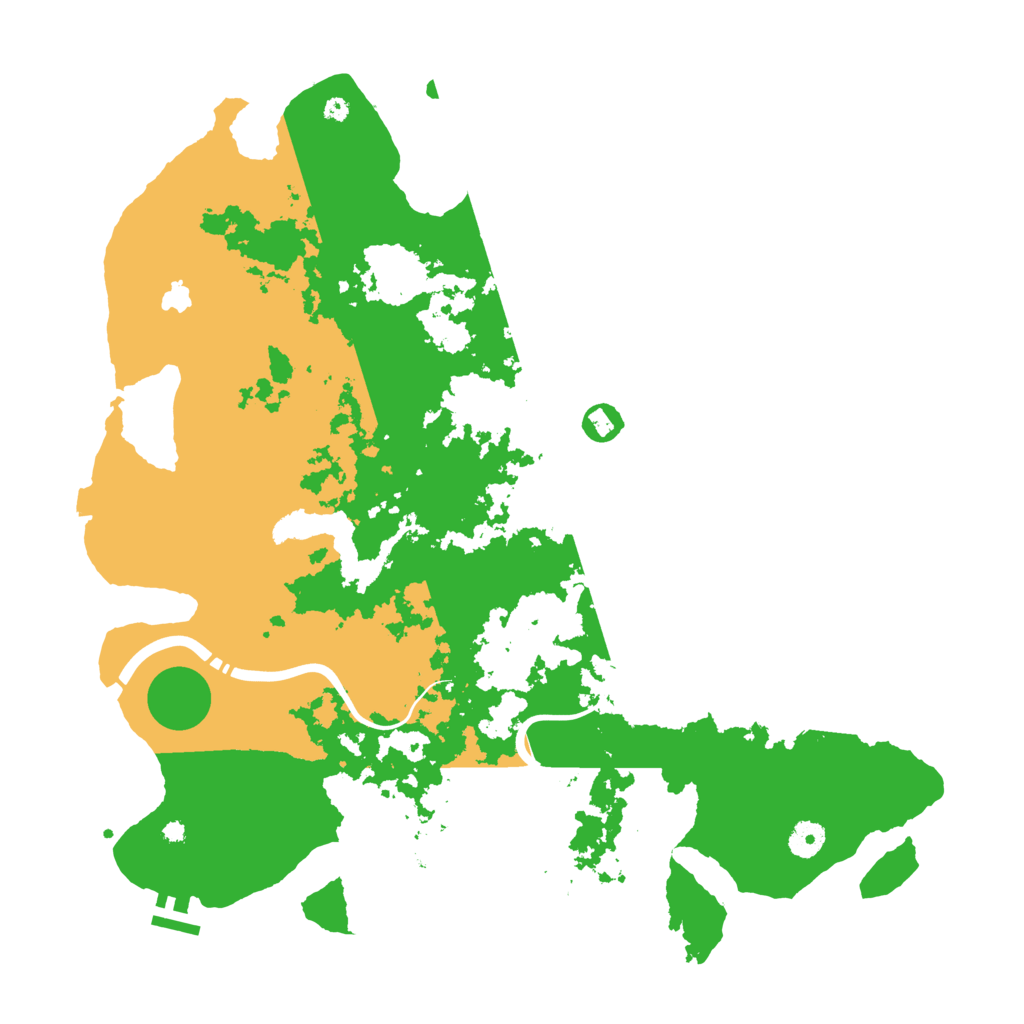 Biome Rust Map: Procedural Map, Size: 4250, Seed: 1198553164