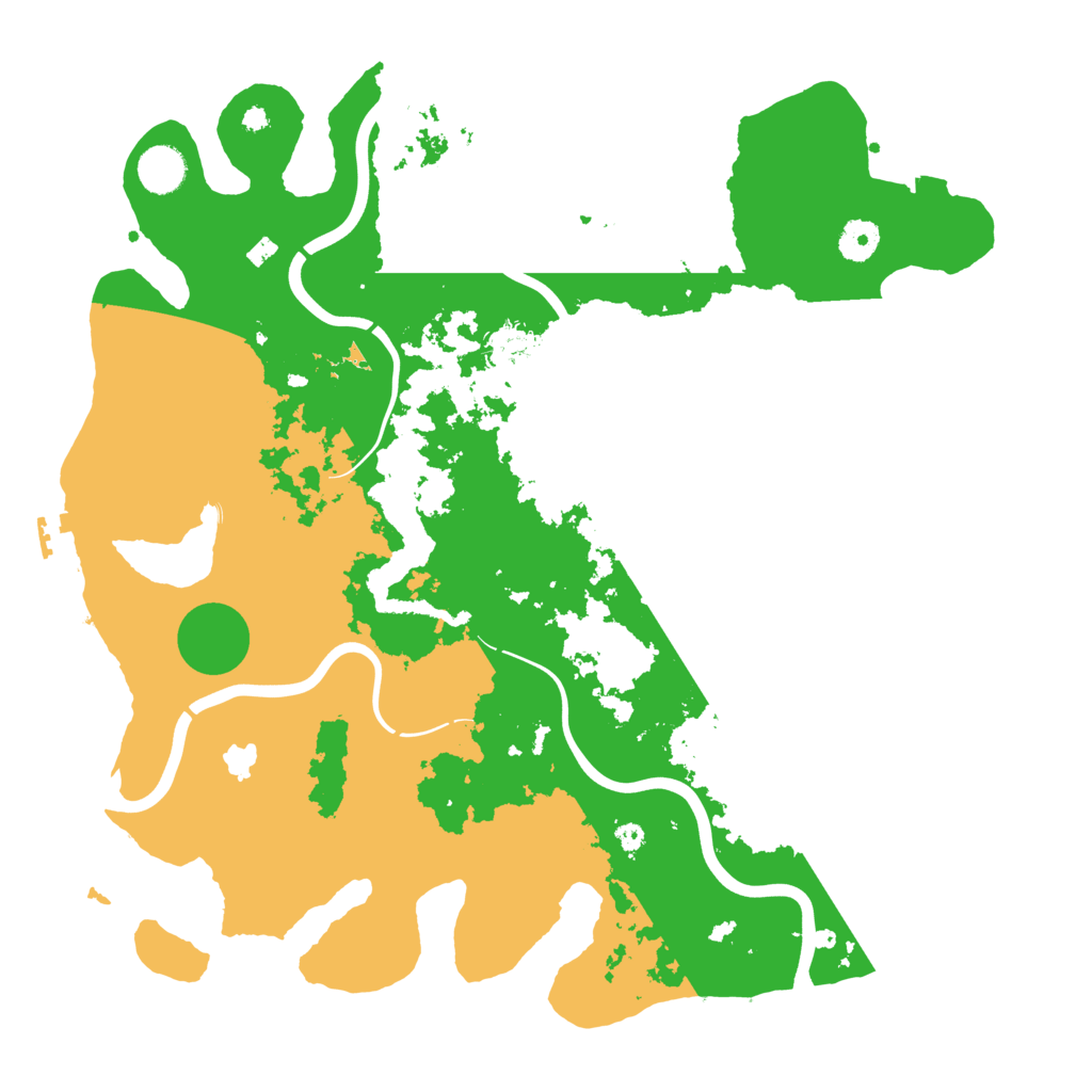Biome Rust Map: Procedural Map, Size: 4000, Seed: 3206547