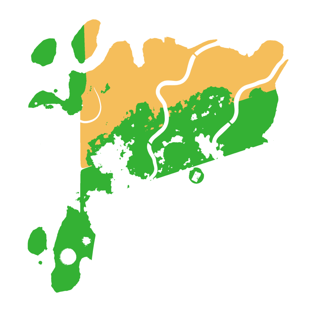 Biome Rust Map: Procedural Map, Size: 3500, Seed: 162621027