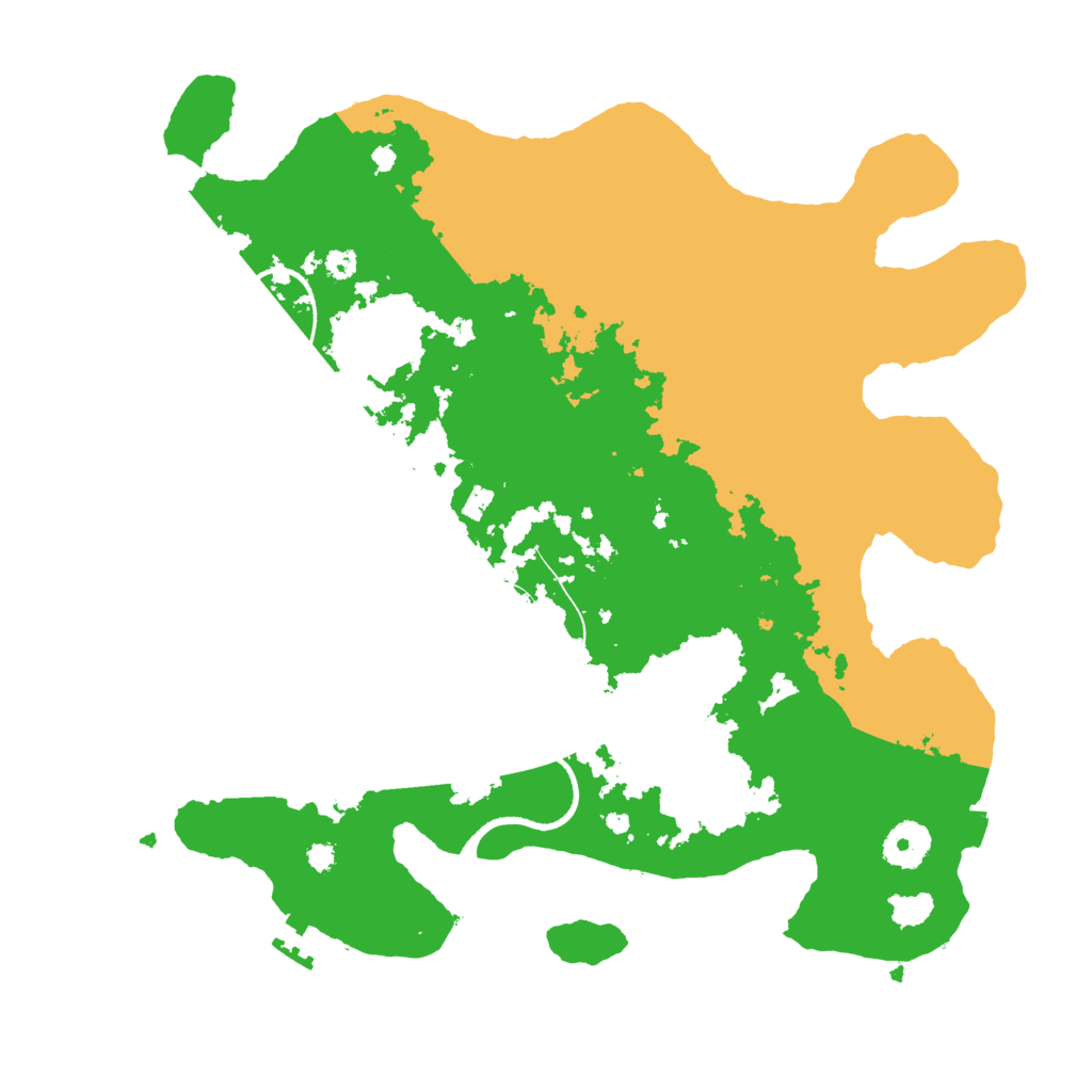 Biome Rust Map: Procedural Map, Size: 3500, Seed: 897915086