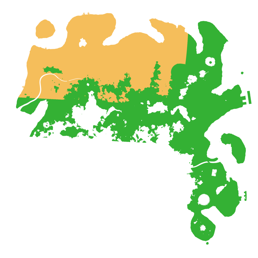 Biome Rust Map: Procedural Map, Size: 4000, Seed: 1300000
