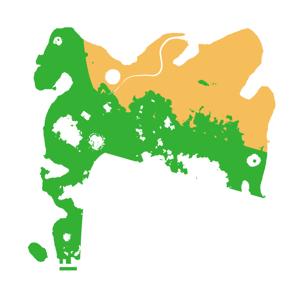 Biome Rust Map: Procedural Map, Size: 3500, Seed: 766733760