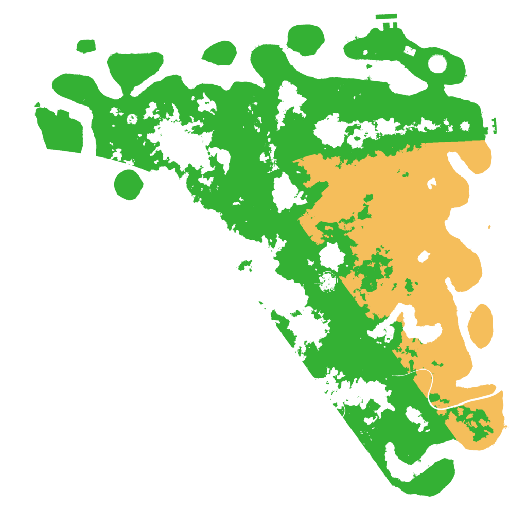 Biome Rust Map: Procedural Map, Size: 5000, Seed: 32567456