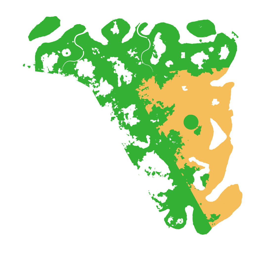 Biome Rust Map: Procedural Map, Size: 4500, Seed: 238695032