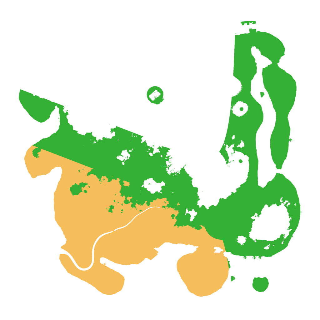 Biome Rust Map: Procedural Map, Size: 3250, Seed: 8849156