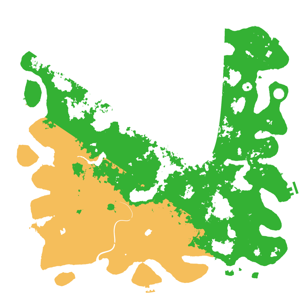 Biome Rust Map: Procedural Map, Size: 5000, Seed: 6181