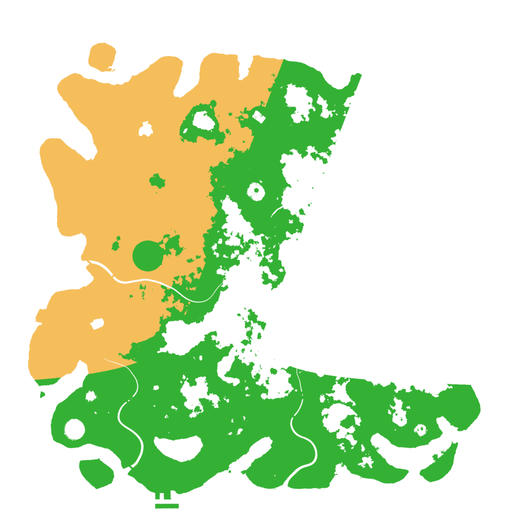 Biome Rust Map: Procedural Map, Size: 4500, Seed: 127633662