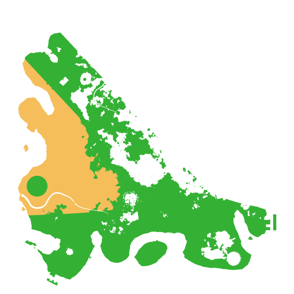 Biome Rust Map: Procedural Map, Size: 3750, Seed: 1112998829